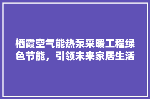 栖霞空气能热泵采暖工程绿色节能，引领未来家居生活新潮流 旧房改造