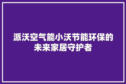 派沃空气能小沃节能环保的未来家居守护者 灯具安装