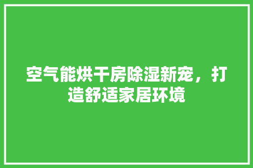 空气能烘干房除湿新宠，打造舒适家居环境 洗衣机