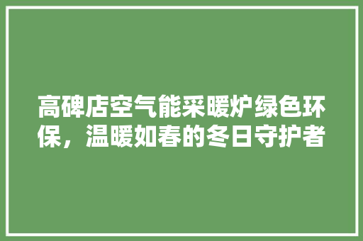 高碑店空气能采暖炉绿色环保,温暖如春的冬日守护者 热水器 高碑店空气能采暖炉绿色环保,温暖如春的冬日守护者 热水器
