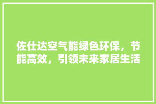 佐仕达空气能绿色环保，节能高效，引领未来家居生活 局部翻新