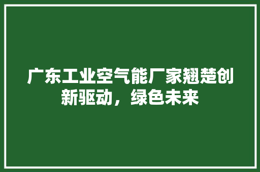 广东工业空气能厂家翘楚创新驱动,绿色未来 空调 广东工业空气能厂家翘楚创新驱动,绿色未来 空调