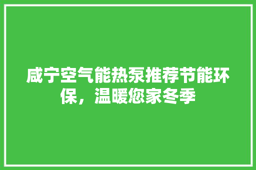 咸宁空气能热泵推荐节能环保，温暖您家冬季 灯具安装