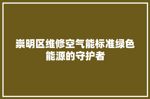 崇明区维修空气能标准绿色能源的守护者 洗衣机